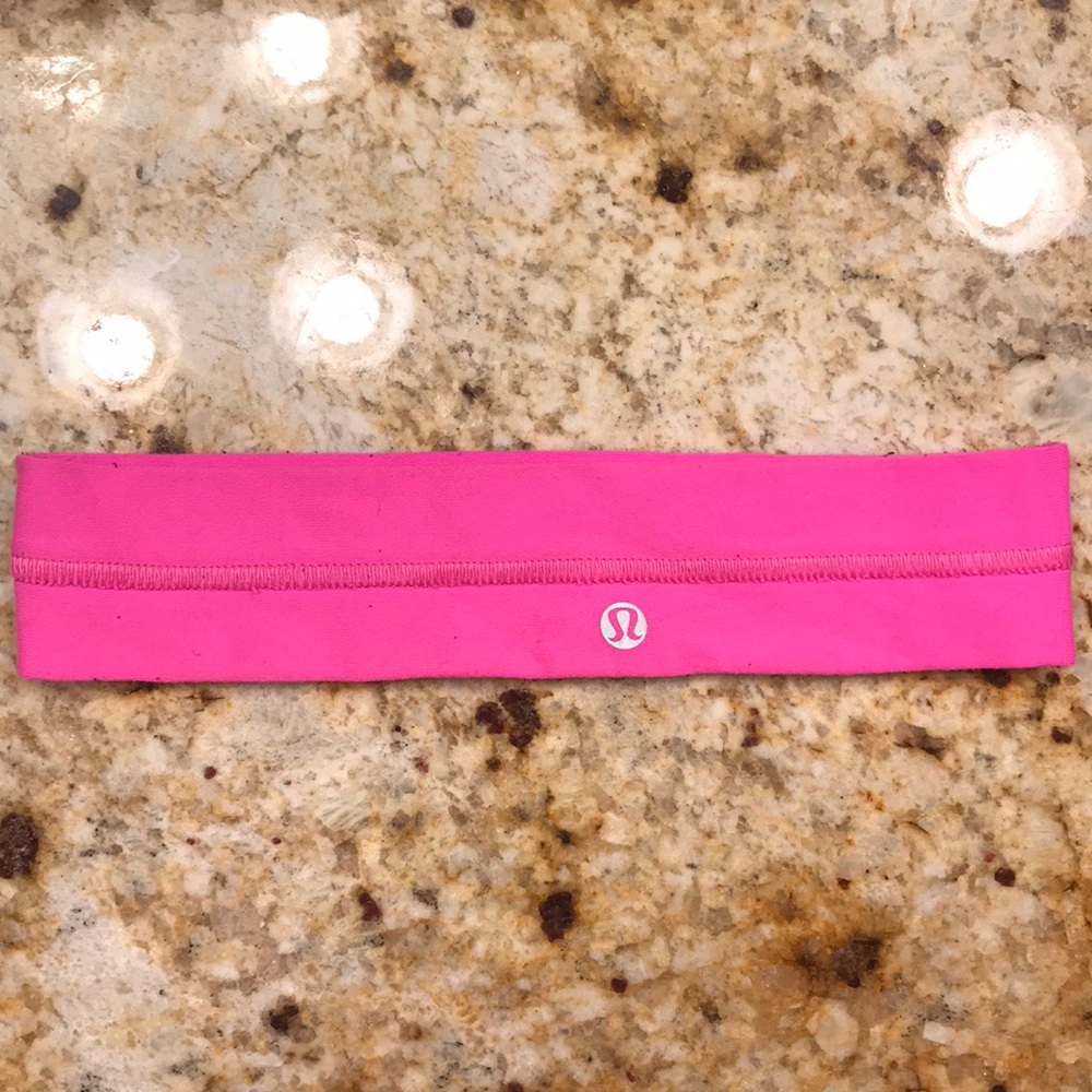 Hot pink Lululemon Headband
